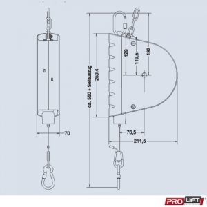 Kromer Spring Balancer 7 - 10kg - Prolift Solutions Pty Ltd