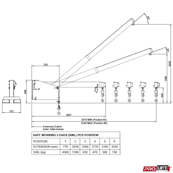 TJCL45 Tilt Jib (Long) - Image 3