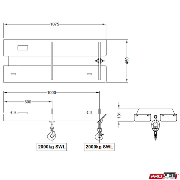 SJ2 Forklift Slip-on Jib - Image 2