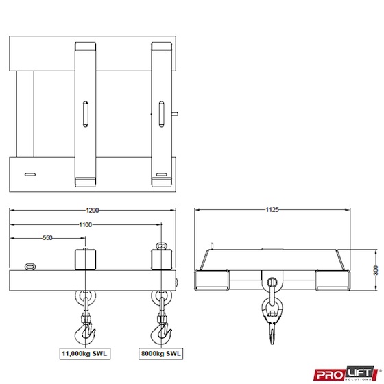SJW11 Forklift Slip-On Jib - Image 2