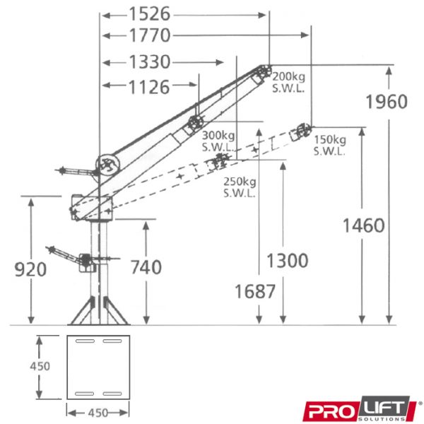 300kg (MAX) Extendable (HDG) - Image 2